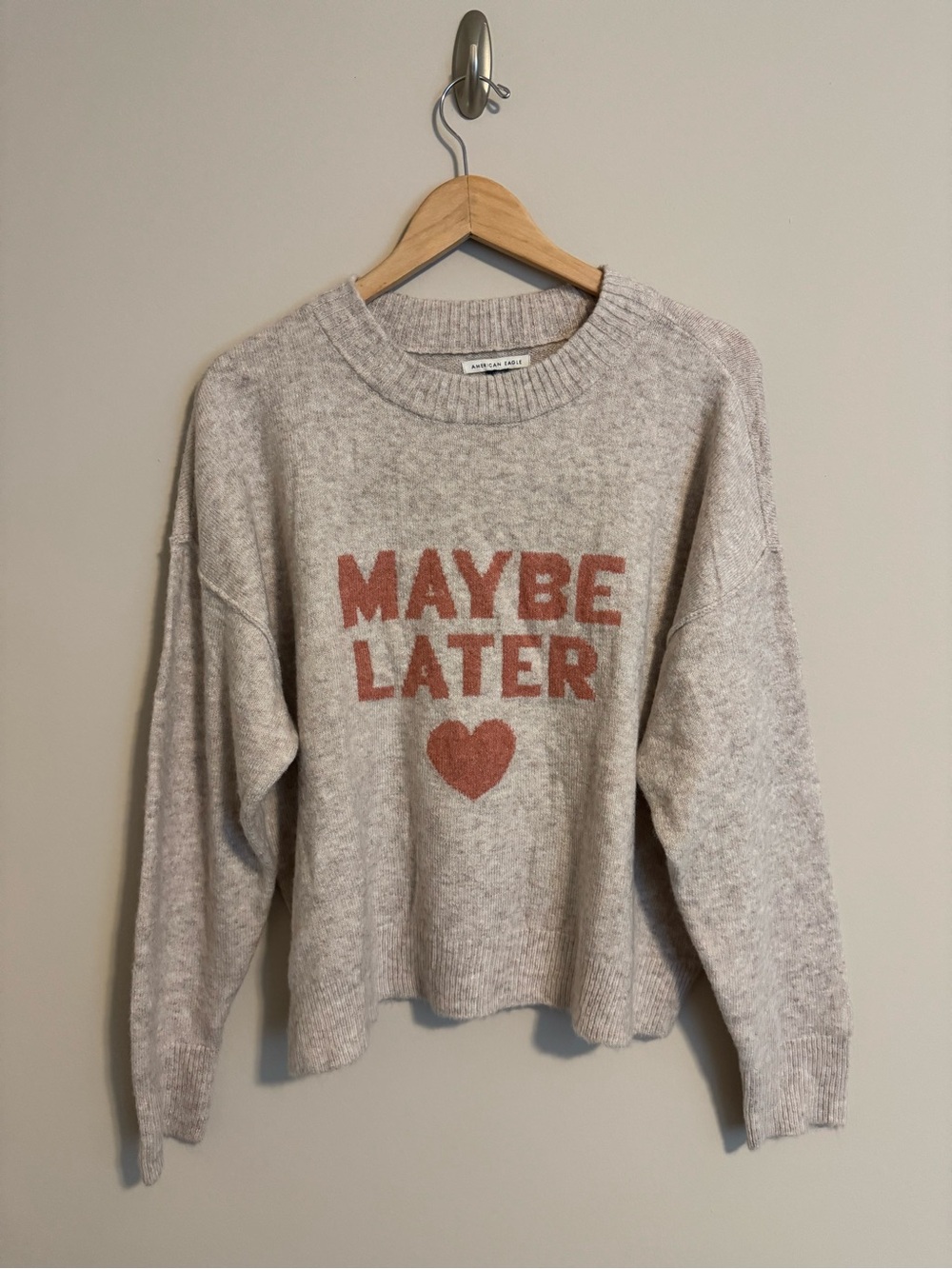 American Eagle Maybe Later Sweater